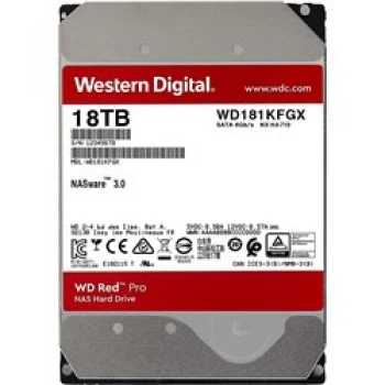 Жёсткий диск Western Digital Red Pro 18TB, (WD181KFGX)