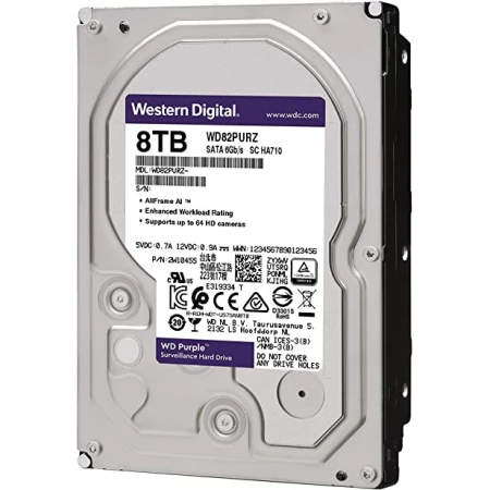 Жёсткий диск Western Digital 8TB, (WD82PURX)