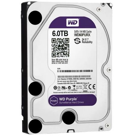 Жёсткий диск Dahua 6TB, (WD60PURX)