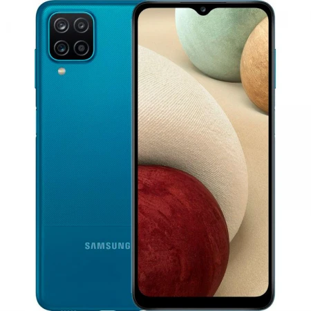 Смартфон Samsung Galaxy A12 32GB Blue New, (SM-A125FZBUSKZ)