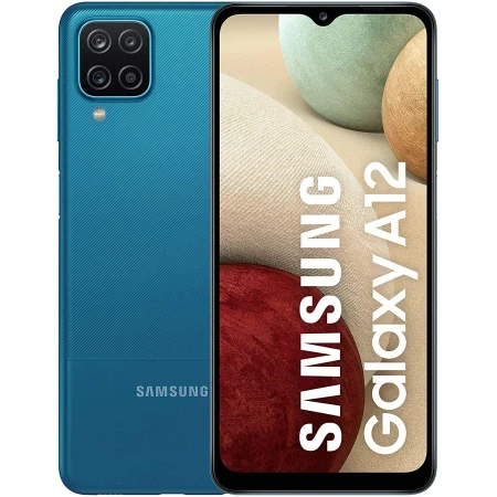 Смартфон Samsung Galaxy A12 64GB Blue New, (SM-A127FZBVSKZ)