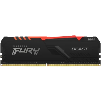 ОЗУ Kingston Fury Beast RGB 8GB 3200MHz DIMM DDR4, (KF432C16BBA/8)