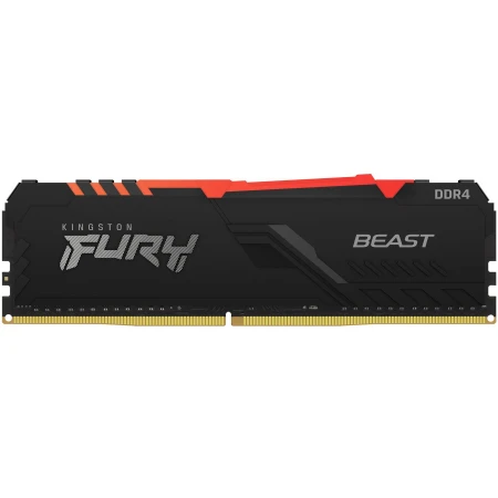 ОЗУ Kingston Fury Beast RGB 8GB 3200МГц DIMM DDR4, (KF432C16BBA/8)