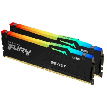 ОЗУ Kingston Fury Beast RGB 32GB (2х16GB) 6000MHz DIMM DDR5, (KF560C40BBAK2-32)