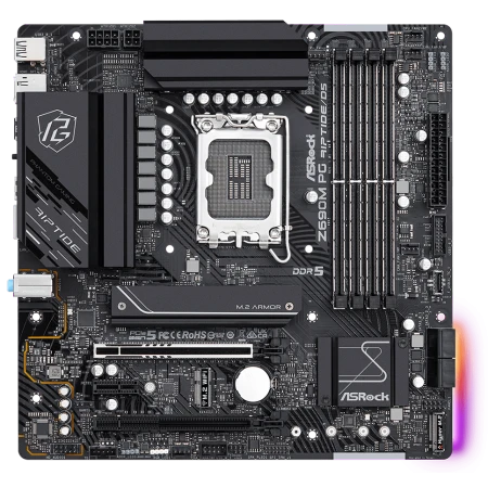 Материнская плата ASRock Z690M PG Riptide/D5 Материнская плата ASRock Z690M PG Riptide/D5
