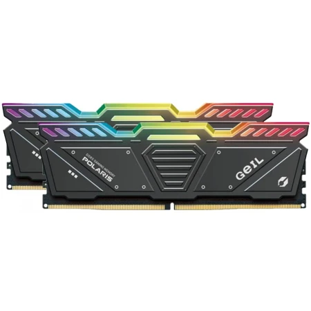 ОЗУ GeiL Polaris Titanium Gray RGB 32GB (2х16GB) 6000MHz DIMM DDR5, (GOSG532GB6000C38ADC) ОЗУ GeiL Polaris Titanium Gray RGB 32GB (2х16GB) 6000MHz DIMM DDR5, (GOSG532GB6000C38ADC)