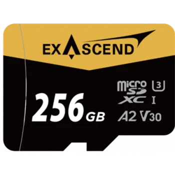 Карта памяти Exascend Catalyst MicroSD 256GB, Class 10 UHS-I U3, (EX256GUSDU1-AD)