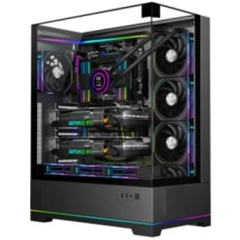 Корпус FSP U691 Black, (U691-BP)