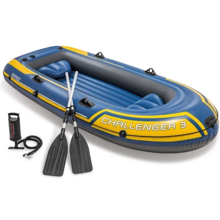 Надувная лодка Intex Challenger 3, (68370NP)