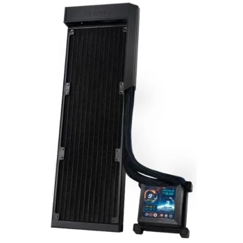 Водяное охлаждение Lian Li HydroShift LCD 360 Fan Less Black, (G89.GHSLCD36NB.00)