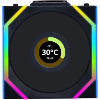 Кулер Lian Li UNI FAN SL WIRELESS LCD 1x120mm Black (G99.12SLLCD1W1B.00)