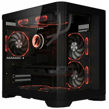 Корпус 1stPlayer UView UV5 Black, (UV5-BK-2FC7R-1FC7)