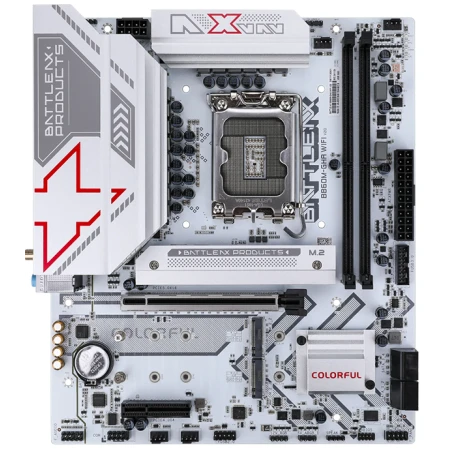 Материнская плата Colorful BATTLE-AX B860M-GHA WIFI V20 DDR5 Материнская плата Colorful BATTLE-AX B860M-GHA WIFI V20 DDR5