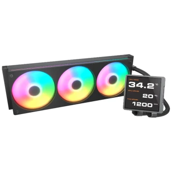 Кулер с водяным охлаждением Cougar Poseidon Vistek Pro ARGB 360 (CGR-PSDVPRGB-B-360) Кулер с водяным охлаждением Cougar Poseidon Vistek Pro ARGB 360 (CGR-PSDVPRGB-B-360)