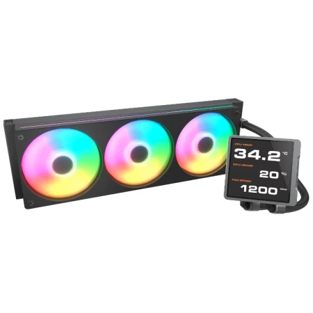 Кулер с водяным охлаждением Cougar Poseidon Vistek Pro ARGB 360 (CGR-PSDVPRGB-B-360) Кулер с водяным охлаждением Cougar Poseidon Vistek Pro ARGB 360 (CGR-PSDVPRGB-B-360)