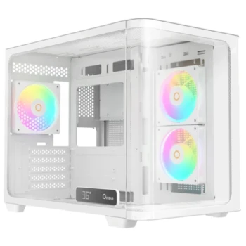 Корпус Ocypus Iota C50 Curve ARGB Digital White, (Iota-C50-WHD300CD-GL)