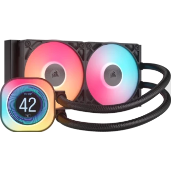 Водяное охлаждение Corsair iCUE Link Titan 240 RX LCD Black, (CW-9061022-WW)