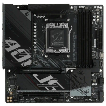 Материнская плата GIGABYTE X870M AORUS ELITE WF7 DDR5 Материнская плата GIGABYTE X870M AORUS ELITE WF7 DDR5