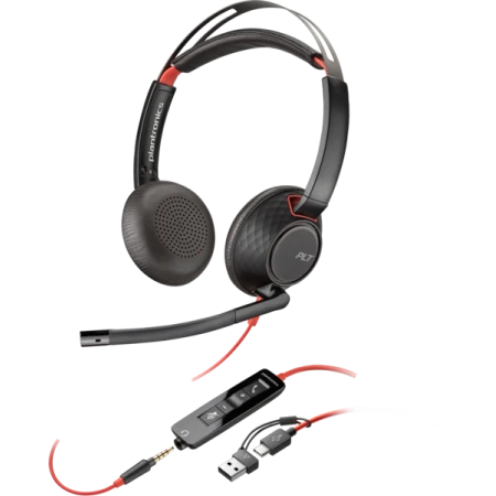 Гарнитура HP Poly Blackwire 5220, (8X231AA)