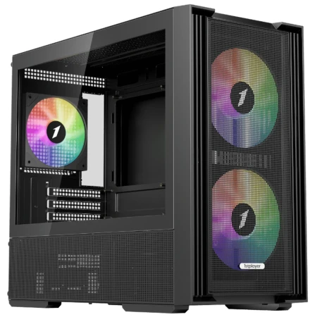 Корпус 1STPLAYER AU6 Black без Б/П (AU6-BK-2FA7-14-2FA7R-1FA7)