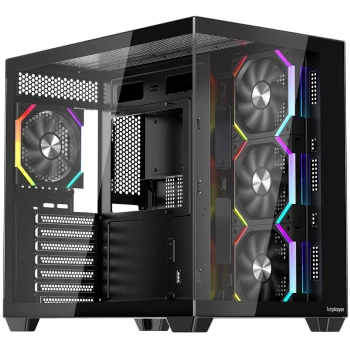 Корпус 1stPlayer BV7 Black, (BV7-BK-3FH7R-1FH7)