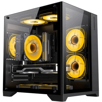 Корпус Gamemax Infinity Mini 3 ARGB Fans + Controller Black без Б/П (9101-0000R0222)