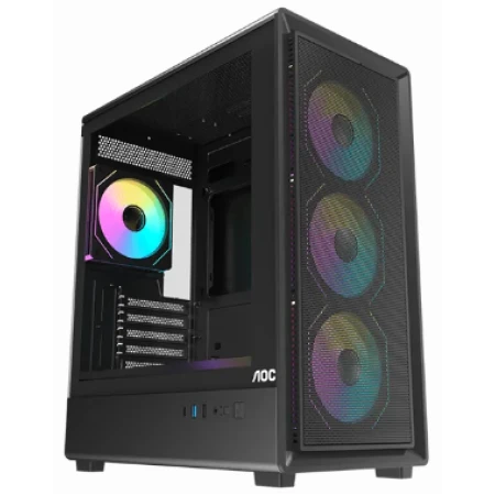 Корпус AOC CG450B 4F Black, (AOC-CG450-BF4V1R0UD-G) Корпус AOC CG450B 4F Black, (AOC-CG450-BF4V1R0UD-G)