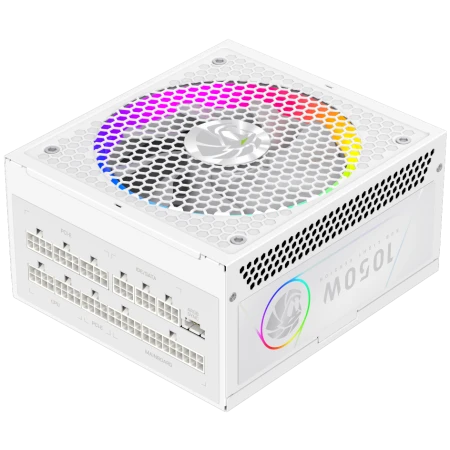 Блок питания GameMax RGB 1050G White, (2109-1050B0045)