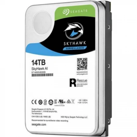 Жёсткий диск Seagate SkyHawk AI Survelilance 14TB, (ST14000VE0008) Жёсткий диск Seagate SkyHawk AI Survelilance 14TB, (ST14000VE0008)