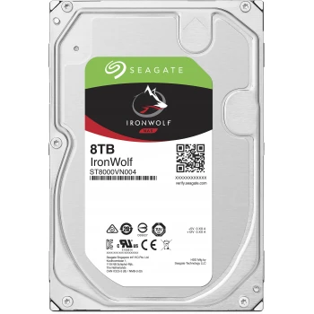 Seagate IronWolf 8TB жиілік диск, (ST8000VN004)