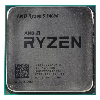 Процессор AMD Ryzen 5 3400G 3.7GHz