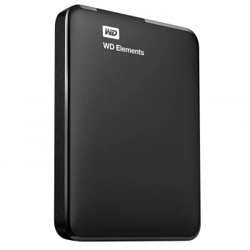 Внешний HDD Western Digital Elements 1TB, (WDBUZG0010BBK-EESN)