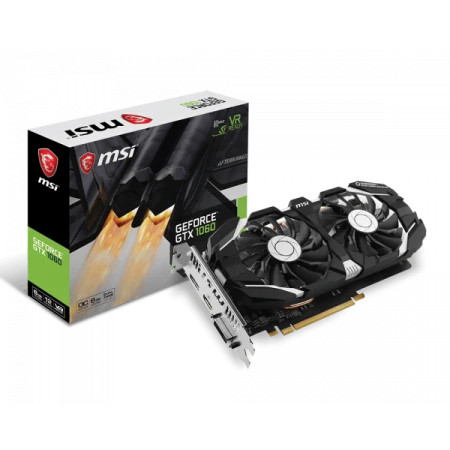 Видеокарта MSI GeForce GTX 1060 OC 6GB, (GTX 1060 6GT OCV2) Видеокарта MSI GeForce GTX 1060 OC 6GB, (GTX 1060 6GT OCV2)
