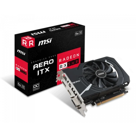 Видеокарта MSI Radeon RX 560 Aero ITX OC 4GB, (RX560 AERO ITX 4G OC)