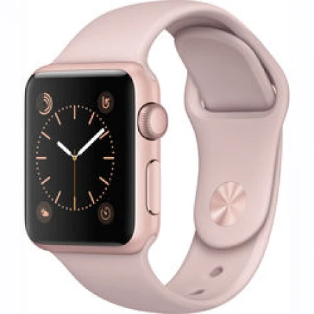 Смарт-часы Apple Watch Series 1, 38mm Rose Gold Aluminium Case with Pink Sand Sport Band MNNH2