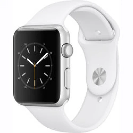 Смарт-часы Apple Watch Series 1, 42mm Silver Aluminium Case with White Sport Band MNNL2