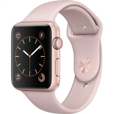 Смарт-часы Apple Watch Series 1, 42mm Rose Gold Aluminium Case with Pink Sand Sport Band MQ112