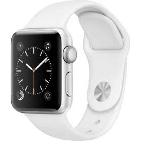Смарт-часы Apple Watch Series 2, 38mm Silver Aluminium Case with White Sport Band,  (MNNW2)