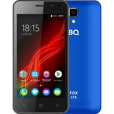 Смартфон BQ-4500L Fox LTE 8GB, Blue