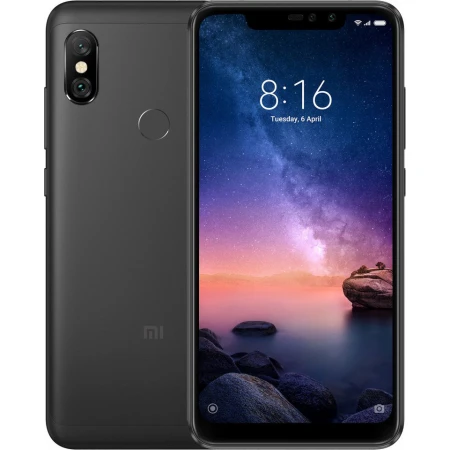 Смартфон Xiaomi Redmi Note 6 Pro 32GB, Black Смартфон Xiaomi Redmi Note 6 Pro 32GB, Black