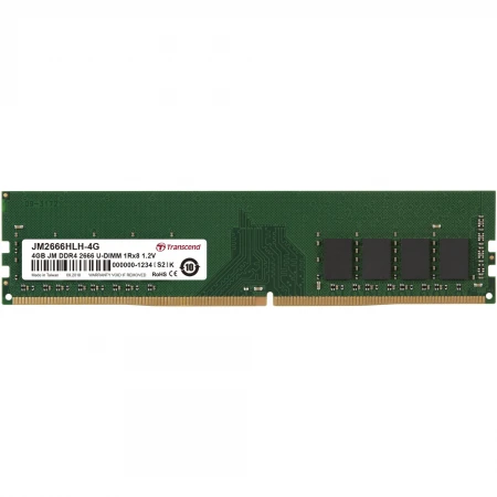 ОЗУ Transcend JetRam 4GB 2666MHz DIMM DDR4, (JM2666HLH-4G) BOX