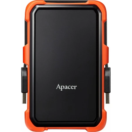 Сыртқы HDD Apacer AC630 Black-Orange 1TB, (AP1TBAC630T-1)