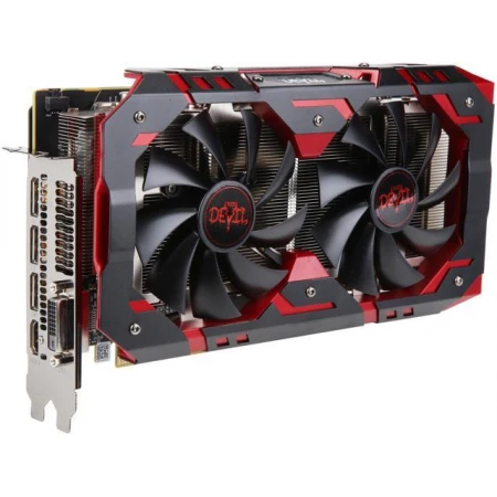 Видеокарта PowerColor Radeon RX 590 Red Devil OC 8GB, (AXRX 590 8GBD5-3DH/OC)