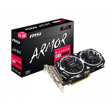 Видеокарта MSI Radeon RX 570 Armor OC 8GB, (RX 570 ARMOR 8G OC) Видеокарта MSI Radeon RX 570 Armor OC 8GB, (RX 570 ARMOR 8G OC)