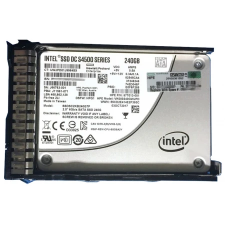 SSD диск HPE 240GB, (875483-B21)