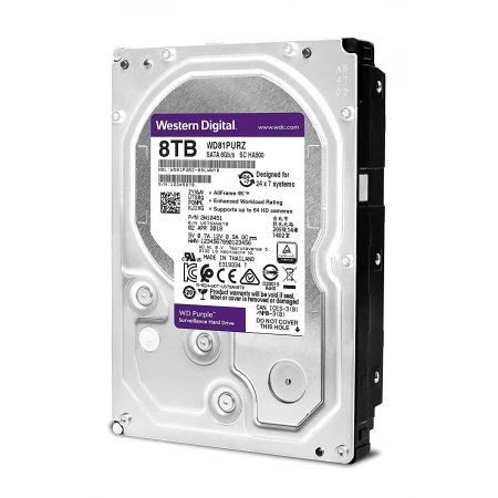 Жёсткий диск Western Digital Purple 8TB, (WD82PURZ)