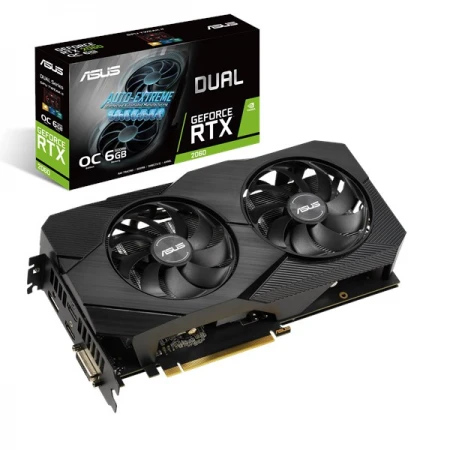 Видеокарта Asus GeForce RTX 2060 Super Dual Evo OC 8GB, (DUAL-RTX2060S-O8G-EVO) Видеокарта Asus GeForce RTX 2060 Super Dual Evo OC 8GB, (DUAL-RTX2060S-O8G-EVO)