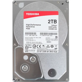 Жёсткий диск Toshiba P300 2TB, (HDWD120UZSVA)