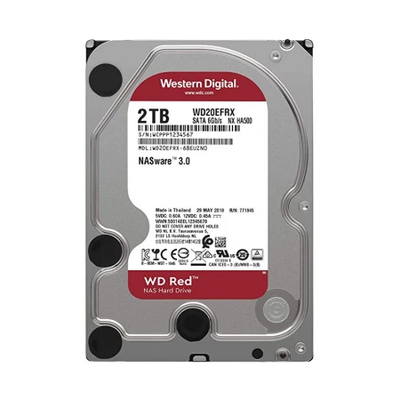 Жёсткий диск Western Digital Red 2TB, (WD20EFAX)