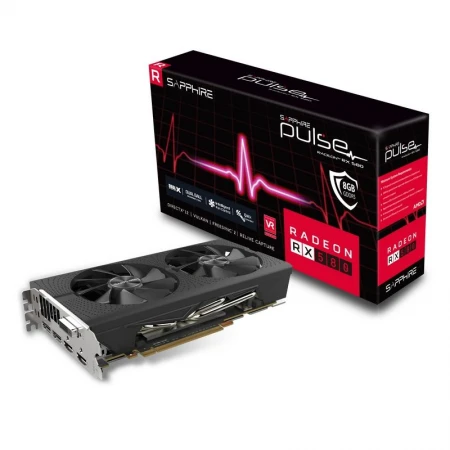 Видеокарта Sapphire Radeon RX 580 Pulse OC 8GB, (11265-05-20G) Видеокарта Sapphire Radeon RX 580 Pulse OC 8GB, (11265-05-20G)